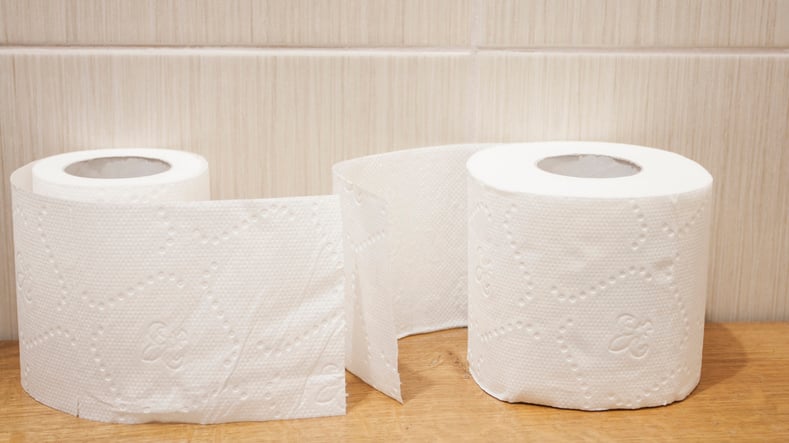 Rouleaux de papier toilette