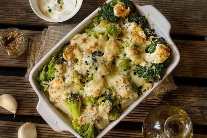 gratin de brocoli au fromage