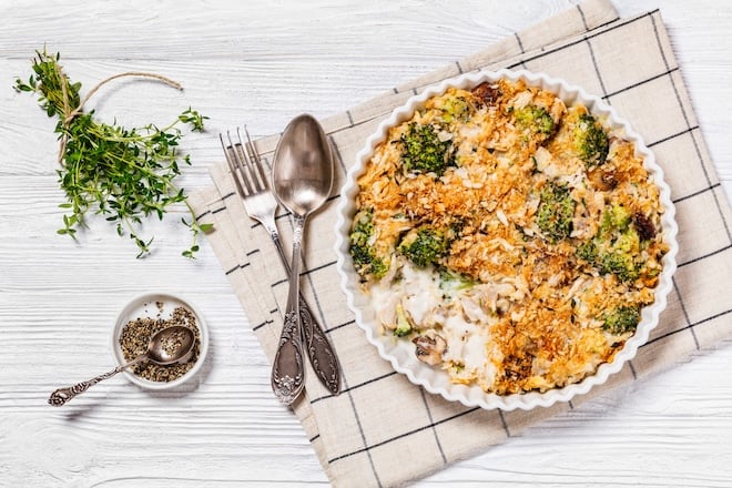 gratin de brocoli au poisson