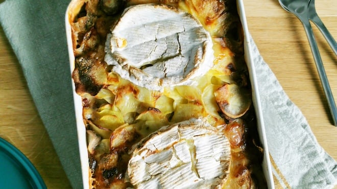 gratin de pommes de terre au camembert