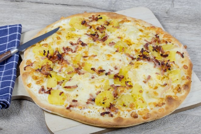 pizza façon tartiflette