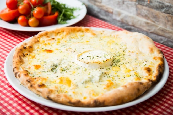 pizza au fromage de chèvre