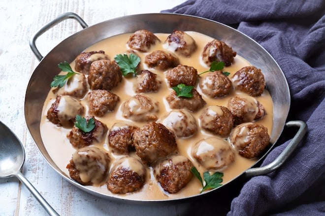 boulettes de viande en sauce