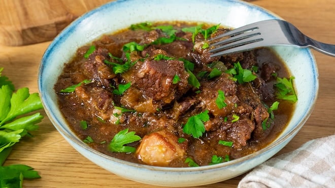 assiette de carbonade flamande