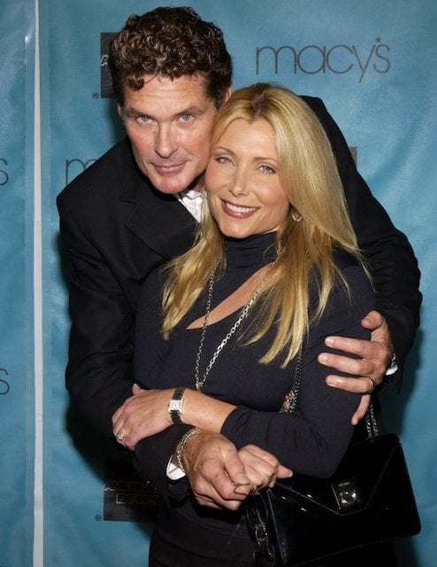 David Hasselhoff et sa femme Pamela au gala des passeports de Macy’s et American Express en 2003 