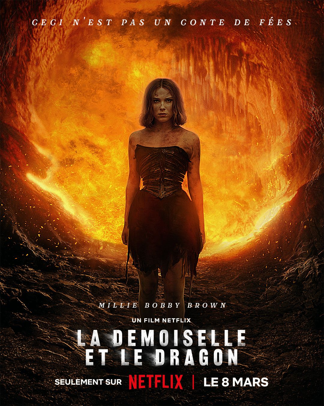 L'affiche du film "La demoiselle et le dragon"