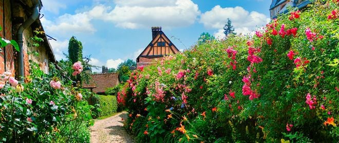 Le village de Gerberoy, en Picardie