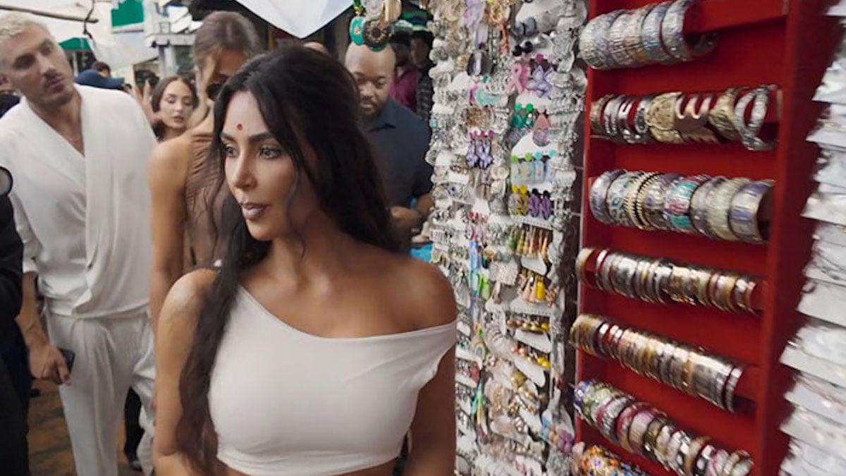 Kim Kardashian fait du shopping à Mumbai, en Inde