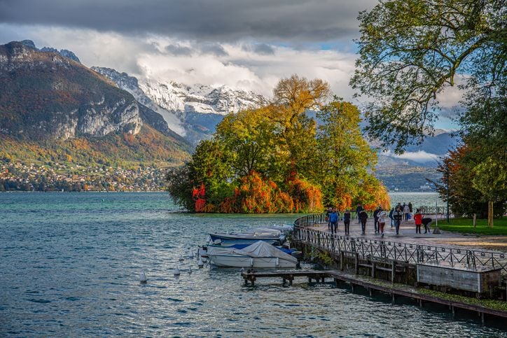 Le lac d'Annecy