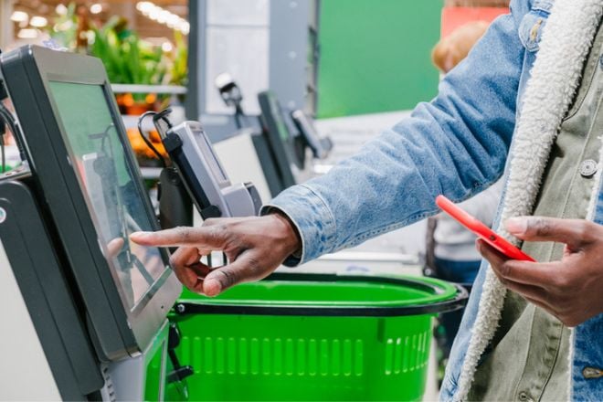 Paiement en supermarché