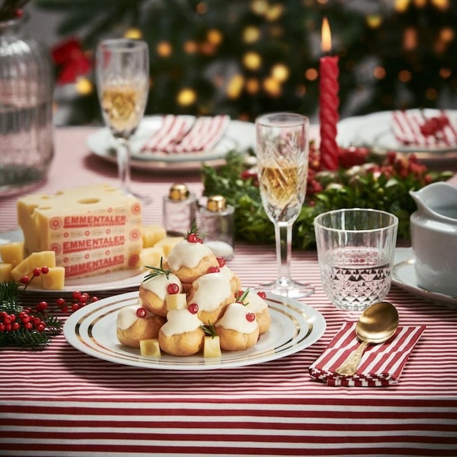 recette de fêtes avec du fromage Emmentaler