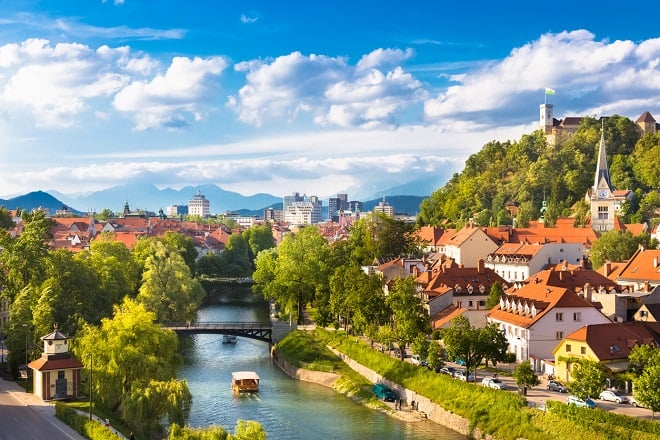 Vue sur Ljubljana