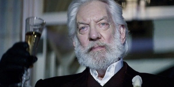 Donald Sutherland dans Hunger Games