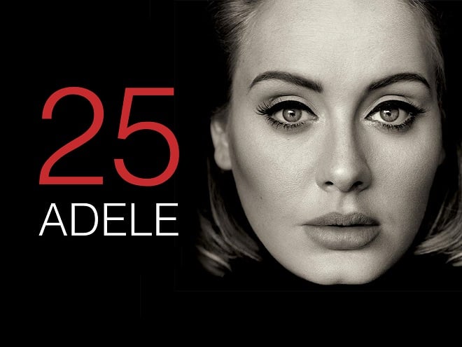 Pochette de l'album 25 d'Adele