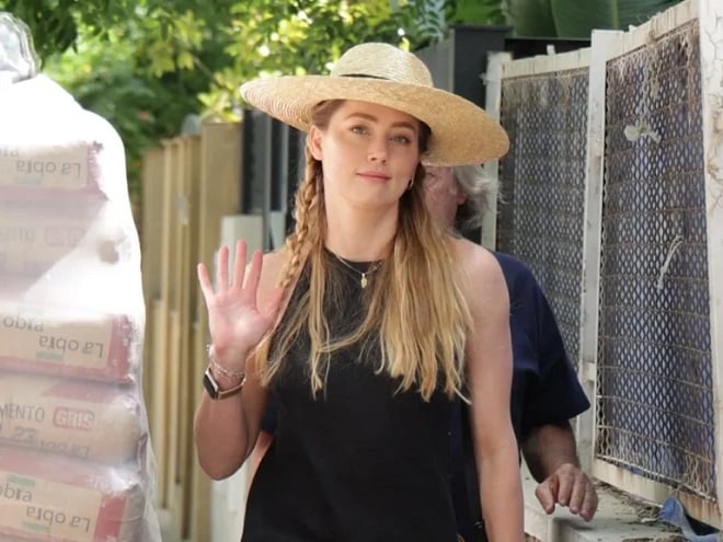 Amber Heard en Espagne