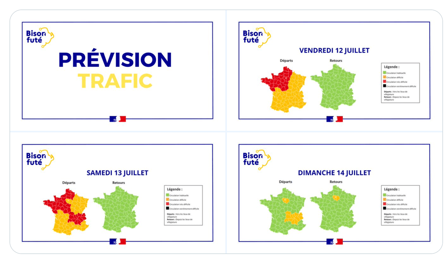 prévision trafic bison futé