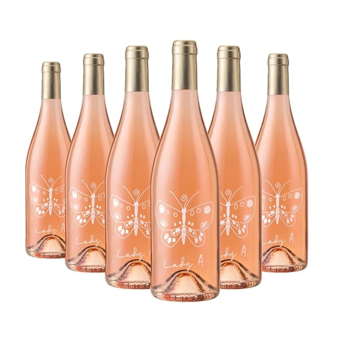 bouteilles de rosé Lady A