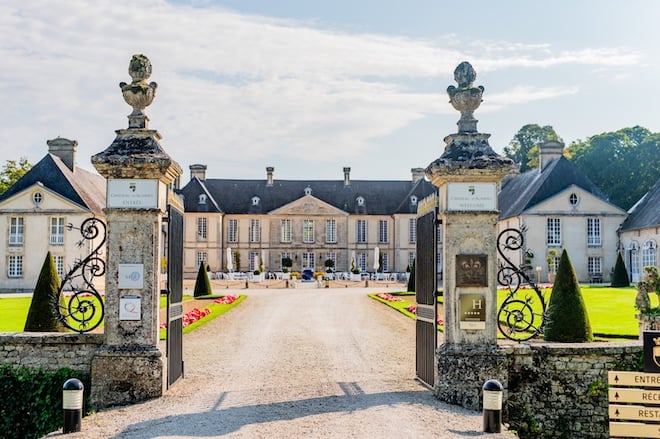 entrée du Château d'Audrieu