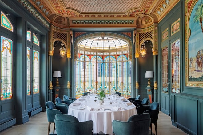 la salle de restaurant Mauresque du Château-Hôtel Grand Barrail