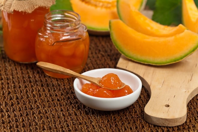 Bol de confiture de melon