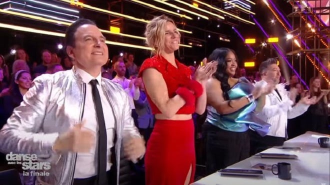 Capture d'écran sur le jury de Danse avec les stars sur TF1