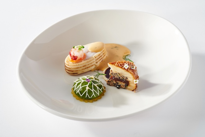 assiette gastronomique de Paul Marcon pour le Bocuse d'Or 2025