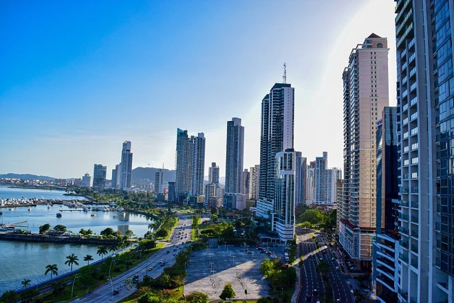 Vue sur Panama City