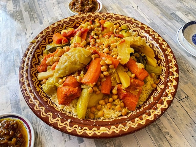 plat de couscous complet