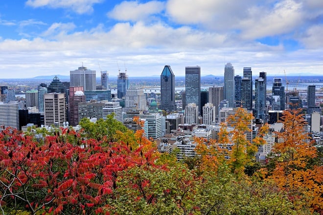 Vue sur Montréal