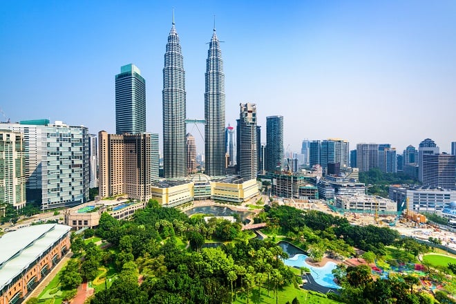 Vue sur Kuala Lumpur