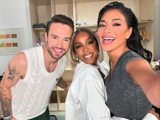 Nicole Scherzinger dans une publication Instagram avec Liam Payne