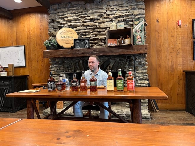 session de dégustation avec le Master Distiller de Jack Daniel's