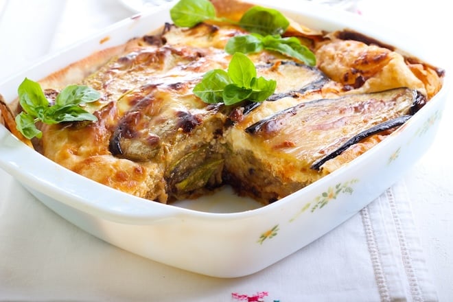 gratin de lasagnes aux aubergines