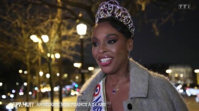 Extrait de l'émission Sept à Huit montrant Miss France 2025