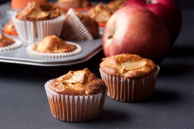 muffins aux pommes