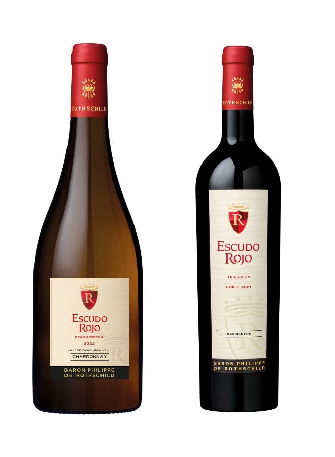 bouteilles de vin Escudo Rojo