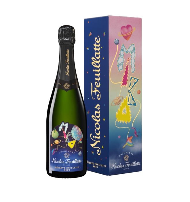 bouteille Champagne Nicolas Feuillatte et Mika