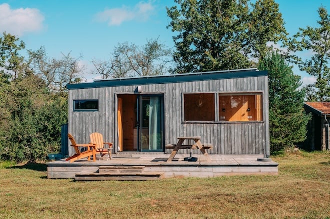 extérieur de la tiny house