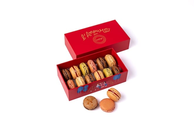 boîte de macarons Maison Lenôtre