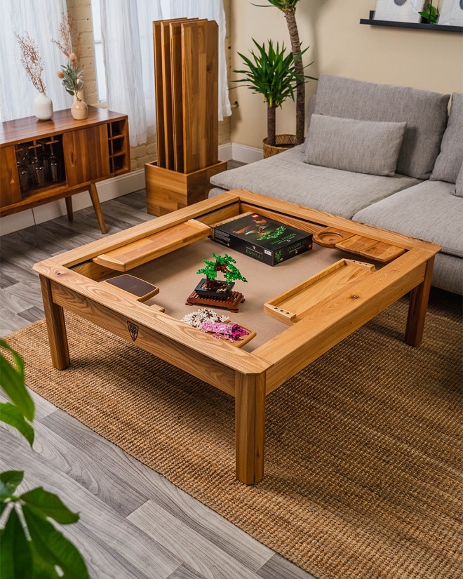 Wyrmwood invente une table de salon modulaire pour les jeux de rôle, les jeux  de plateau et les jeux de société - NeozOne