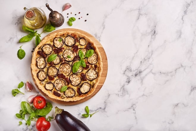 tarte aux aubergines