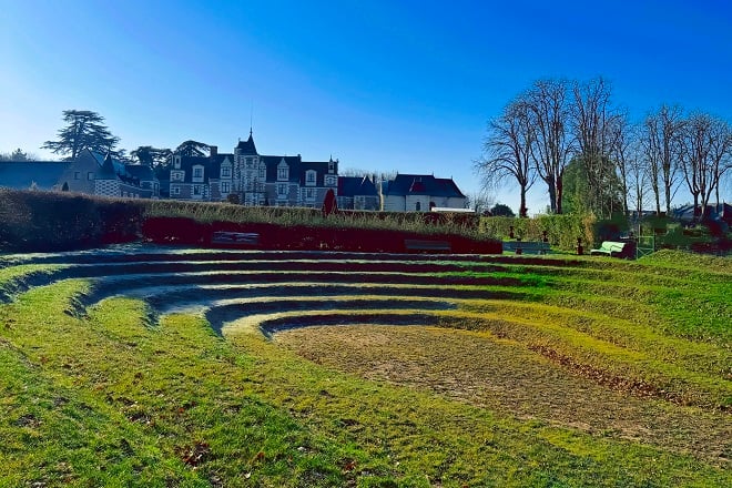 théâtre de verdure du château de Jallanges