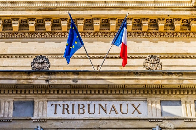 Palais de justice en France